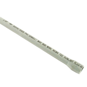 PVC Conduit- Pipe-  1/2" x 10'- SCH 40