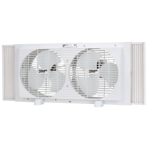 Fan- Window Mount- 2 Speed- 9"- Reversable- White