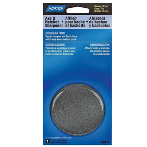 Sharpening Stone- Round- Coarse & Fine Grit- 3" X 5/8"