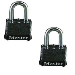 Master Lock-  380 T- Laminated Padlock- 2 Pack