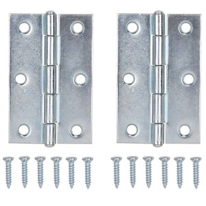 Cabinet Hinge- 3" x 2"- Zinc Plated- 2 Pack