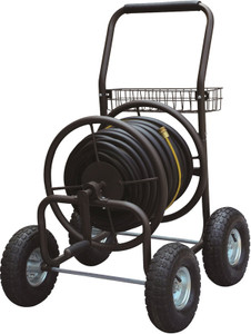 Hose Reel Cart 250' Capacity- Steel Frame- 4 Tires
