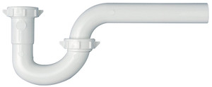 PVC Tubular- P-Trap- 1-1/2" - 1-1/4"