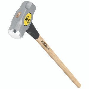 Sledge Hammer- 16 Lb Head- 36" Hickory Handle