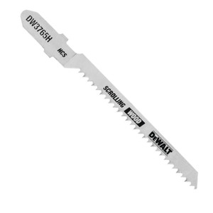 Jig Saw Blade- T Shank- 3" x 12 TPI- Scrolling- 5 Pack