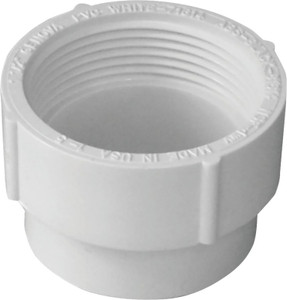 PVC DWV- 3"- Cleanout Adapter