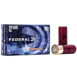 Federal - 12 Gauge- 2-3/4"- 00 Buckshot- 9 Pellets- 5 Rounds