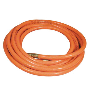 Air Hose- 3/8" x 25'- With Brass 1/4" MPT/MPT- Orange