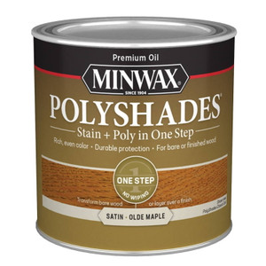 Minwax- PolyShades- Olde Maple- Satin- 1/2 Pint
