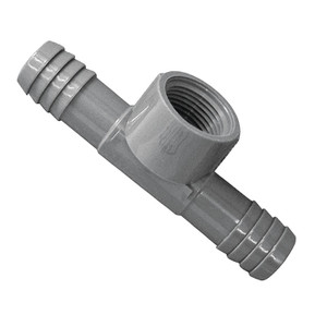 Barbed Fittings-  3/4"- FIP Tee x 3/4"-  Polypropylene