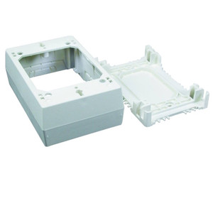 Wiremold- NM35- Surface Mount Outlet/Switch Box- 1-3/4"- Ivory