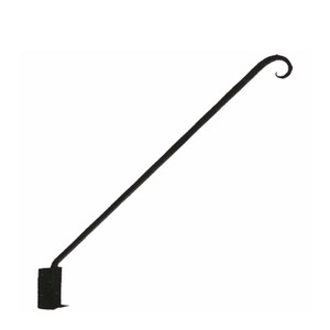 Swivel Plant Hanger- 22" Long- Wall Mount- Black Steel