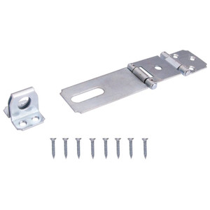 Safety Hasp-  3"- Double Hinged- Zinc Plated