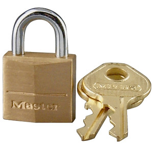 Master Lock-  120 D- Brass Padlock