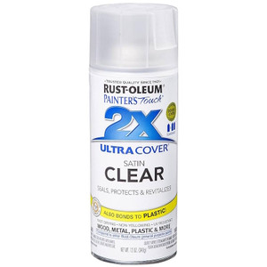Rust-Oleum- Painter's Touch Ultra-Cover- 2X- Clear- Satin- 12 oz
