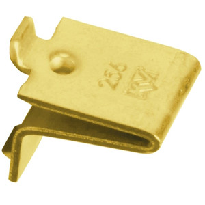 Knape & Vogt-  256BR- Steel Shelf Support- Adjustable- Brass Plated