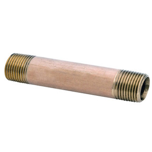 Brass Pipe- Nipple- 1/4" x 3 1/2"