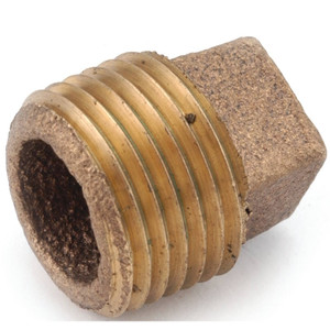 Brass Pipe- Fittings- 1/2"- Plug