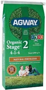 Agway- Organic- Lawn Fertilizer- Step 2- 4-1-4- 40 Lb Bag