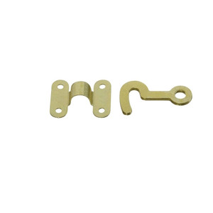 Latch- Hook & Staple- 1 3/4"- Solid Brass