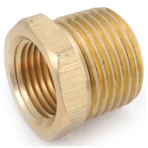 Brass Pipe- Fittings- Bushing- 1/4" x 1/8"