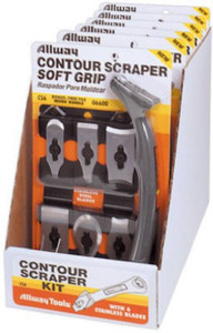 Allway Model CS6- Soft Grip Contour Scraper Kit