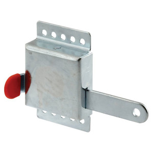 Garage Door- Slide Latch- Metal- Zinc Plated