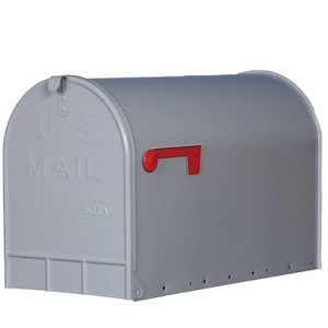 Mailbox- Rural- Over Sized- Gray Mailbox- Rural- Over Sized- Gray