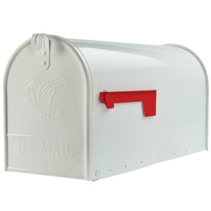 Mailbox- Rural- Over Sized- White Mailbox- Rural- Over Sized- White
