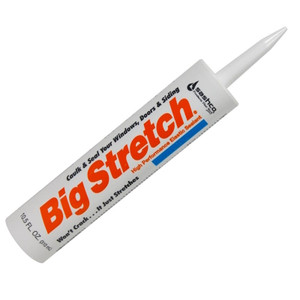 Big Stretch- 10010- Gray- Acrylic Caulk- 10.5 oz- Cartridge