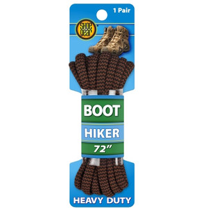 Boot Laces Black/Brown 72"- Round
