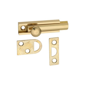 Surface Bolt- 2"- Solid Brass