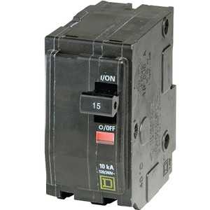 Square D- QO215CP- QO- 15 Amp 2 Pole Circuit Breaker