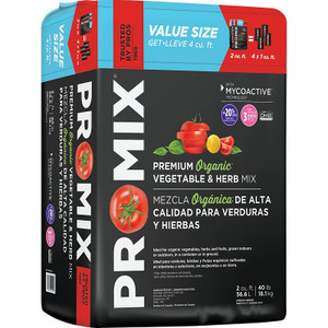 Pro Mix- Organic Vegetable/Herb Mix- 2 Cu Ft