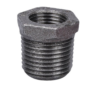 Malleable Iron Pipe Fittings- Bushing- 1/2" x 3/8"