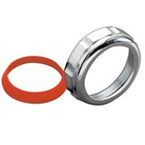 Tubluar Drain- Slip Nut & Washer- 1-1/4"- Steel & Rubber