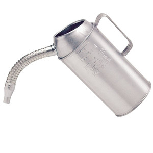 Measure Can- 2 Quart Capacity- With Flex Spout- Galvanized
