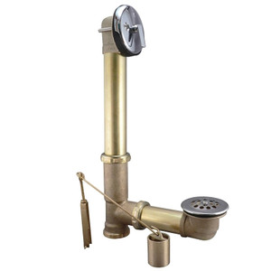 Bath Drain Kit- Brass With Trip Lever Chrome Finish