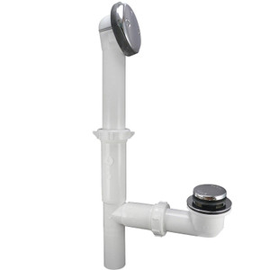 Bath Drain Kit- With Over Flow & Foot Lok Stop