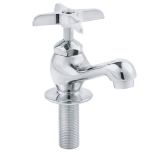 Lavatory Faucet- Brass- Chrome Plated- Hot Or Cold