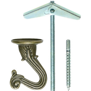 Swag Hook- Antique Brass- 2 Pack