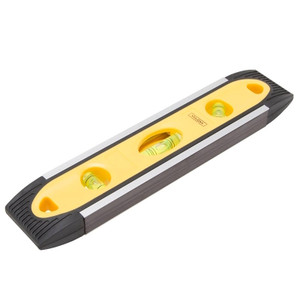 Torpedo Level- 9"- 3 Vials- 1 Level- 2 Plumb- Magnetic