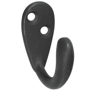Robe Hook- Single- Oil Rubbed Bronze- With Screws