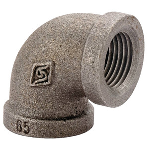Malleable Iron Pipe Fittings- 3/4" Elbow- 90 Dewg x 1/2"