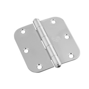 Door Hinge- 3.5"- Stainless Steel- Radius- 2 Pack