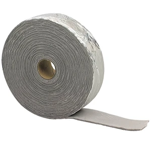 Pipe Wrap- Insulation Tape- 1/8" x 2" x 15'- Aluminum Faced