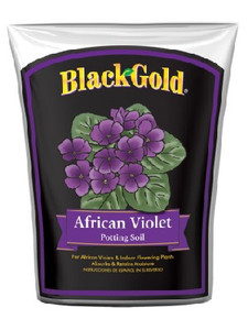 Black Gold- African Violet Potting Soil- 8 Quart