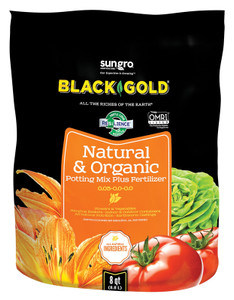 Black Gold- Organic & Natural Potting Mix 8 Qt