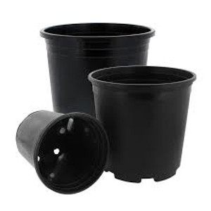 Nursery Pot- Round- 1200- 10-3/8" x 8-7/8"- 2.6 Gallon- Black