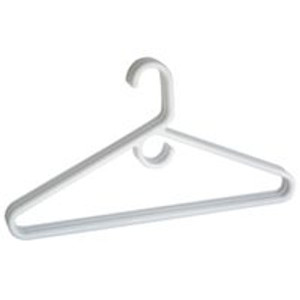 Clothes Hanger- Plastic Tubular- 3 Pack